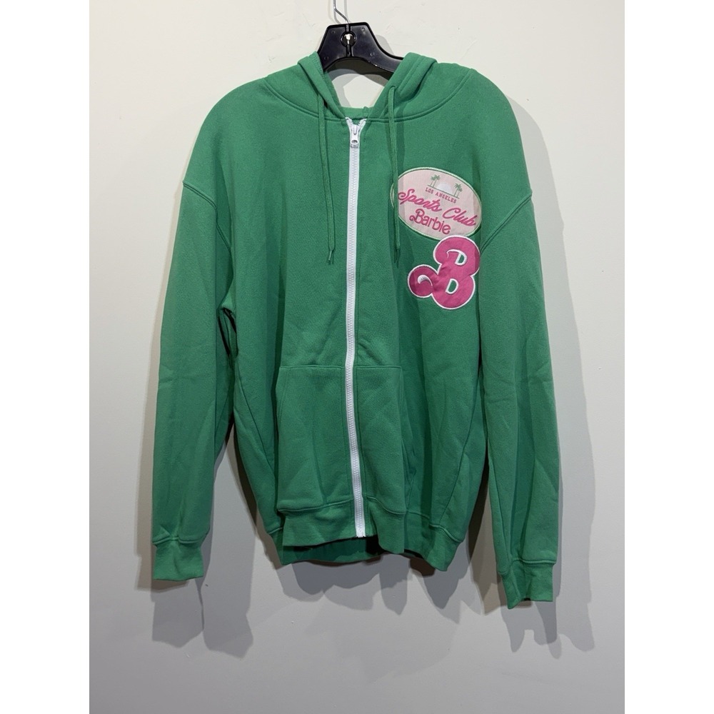 Barbie Mattel Hybrid Woman's Size M Green Hoodie Spirit Jersey Style